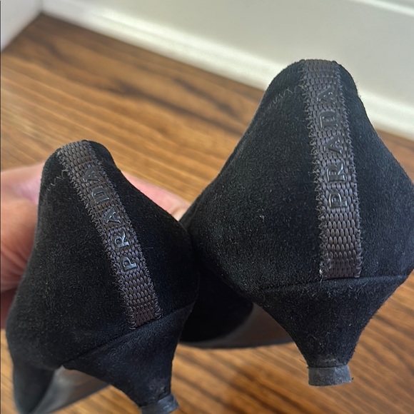 Prada Black Suede Women's Shoes - Picture 9 of 9